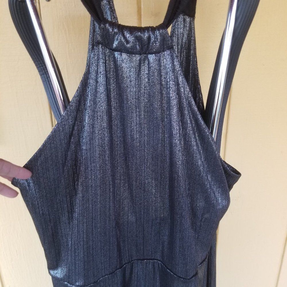 GRAY PARTY DRESS - Picture 2 of 2